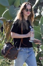 DAKOTA JOHNSON Out and About in Hollywood 12/07/2017