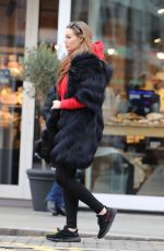 DARIA RADIONOVA in Swarovski Chrystal Covered Lamborghini Out in London 12/24/2017