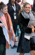 DEMI-LEIGH NEL-PETERS Arrives at AOL Build Series in New York 11/29/2017