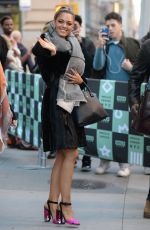 DEMI-LEIGH NEL-PETERS Arrives at AOL Build Series in New York 11/29/2017
