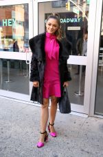 DEMI-LEIGH NEL-PETERS Arrives at AOL Build Series in New York 11/29/2017