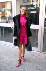 DEMI-LEIGH NEL-PETERS Arrives at AOL Build Series in New York 11/29/2017