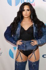 DEMI LOVATO at Y100 Jingle Ball in Sunrise Florida 12/17/2017