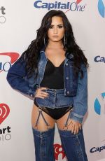 DEMI LOVATO at Y100 Jingle Ball in Sunrise Florida 12/17/2017