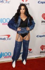 DEMI LOVATO at Y100 Jingle Ball in Sunrise Florida 12/17/2017