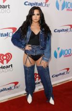 DEMI LOVATO at Y100 Jingle Ball in Sunrise Florida 12/17/2017