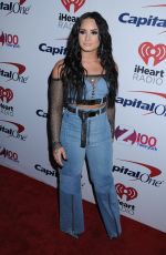 DEMI LOVATO at Z100 Jingle Ball in New York 12/08/2017