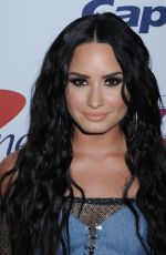 DEMI LOVATO at Z100 Jingle Ball in New York 12/08/2017