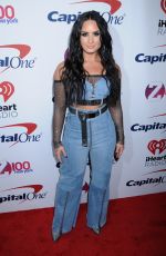 DEMI LOVATO at Z100 Jingle Ball in New York 12/08/2017