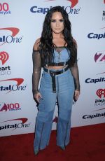 DEMI LOVATO at Z100 Jingle Ball in New York 12/08/2017