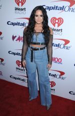 DEMI LOVATO at Z100 Jingle Ball in New York 12/08/2017