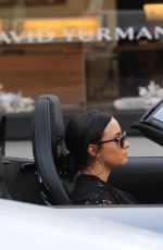 DEMI LOVATO Driving Out in Her Mercedes Coupe Out in Beverly Hills 12/24/2017