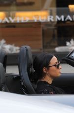 DEMI LOVATO Driving Out in Her Mercedes Coupe Out in Beverly Hills 12/24/2017
