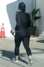 DEMI LOVATO Leaves a Gym in West Hollywood 12/19/2017