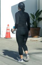 DEMI LOVATO Leaves a Gym in West Hollywood 12/19/2017