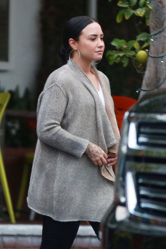 DEMI LOVATO Out and About in Los Angeles 12/20/2017