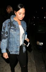 DEMI LOVATO Out and About in West Hollywood 12/11/2017