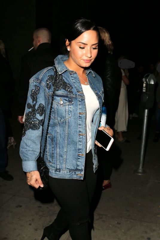 DEMI LOVATO Out and About in West Hollywood 12/11/2017
