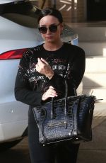 DEMI LOVATO Out Shopping in Beverly Hills 12/24/2017