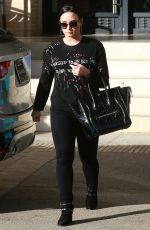 DEMI LOVATO Out Shopping in Beverly Hills 12/24/2017