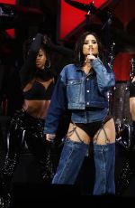 DEMI LOVATO Performs at Y100 Jingle Ball in Sunrise Florida 12/17/2017