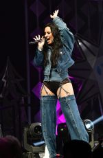 DEMI LOVATO Performs at Y100 Jingle Ball in Sunrise Florida 12/17/2017