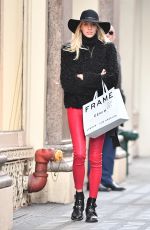 DEVON WINDSOR Out Shopping in New York 12/19/2017