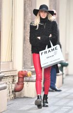 DEVON WINDSOR Out Shopping in New York 12/19/2017