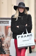 DEVON WINDSOR Out Shopping in New York 12/19/2017