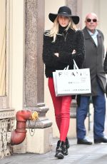 DEVON WINDSOR Out Shopping in New York 12/19/2017