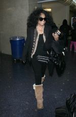 DIANA ROSS Arrives at Los Angeles International Airport 12/30/2017
