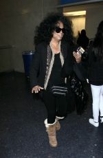 DIANA ROSS Arrives at Los Angeles International Airport 12/30/2017