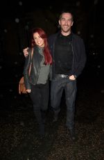 DIANNE BUSWELL and Anthony Quinlan Leaves Grand Pacific Restaurant in Manchester 12/22/2017