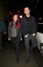 DIANNE BUSWELL and Anthony Quinlan Leaves Grand Pacific Restaurant in Manchester 12/22/2017