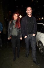 DIANNE BUSWELL and Anthony Quinlan Leaves Grand Pacific Restaurant in Manchester 12/22/2017
