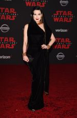 DITA VON TEESE at Star Wars: The Last Jedi Premiere in Los Angeles 12/09/2017