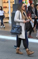 DOROTHY WANG Out at The Grove in Los Angeles 12/09/2017