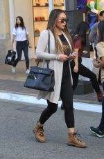 DOROTHY WANG Out at The Grove in Los Angeles 12/09/2017