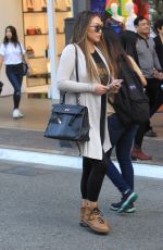 DOROTHY WANG Out at The Grove in Los Angeles 12/09/2017