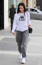 DRAYA MICHELE and Orlando Scandrick Out Shopping in Beverly Hills 12/19/2017