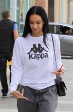 DRAYA MICHELE and Orlando Scandrick Out Shopping in Beverly Hills 12/19/2017