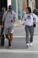 DRAYA MICHELE and Orlando Scandrick Out Shopping in Beverly Hills 12/19/2017