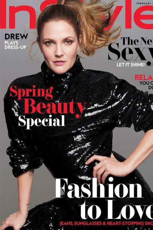 DREW BARRYMORE for Instyle Magazine, February 2018