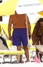 ELETTRA LAMBORGHINI in Bikini at a Beach in Miami 12/02/2017