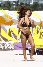 ELETTRA LAMBORGHINI in Bikini at a Beach in Miami 12/02/2017