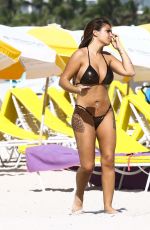 ELETTRA LAMBORGHINI in Bikini at a Beach in Miami 12/02/2017