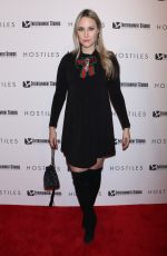 ELIZABETH KURPIS at Hostiles Screening in New York 12/18/2017