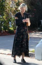 ELIZABETH BANKS in An Arm Sling Out in Los Angeles 12/03/2017