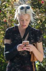 ELIZABETH BANKS in An Arm Sling Out in Los Angeles 12/03/2017