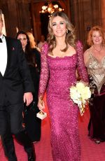 ELIZABETH HURLEY at The Look Woman of the Year Awards Gala in Vienna 11/29/2017